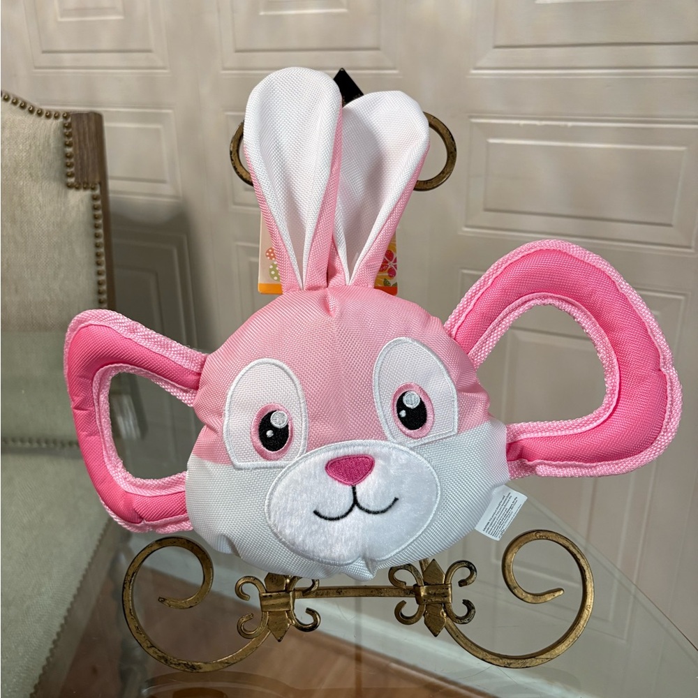 AFP OUTDOR Durable  Bunny Face Interactive🐰 Face  Squeaky Dog Toy 16” Long